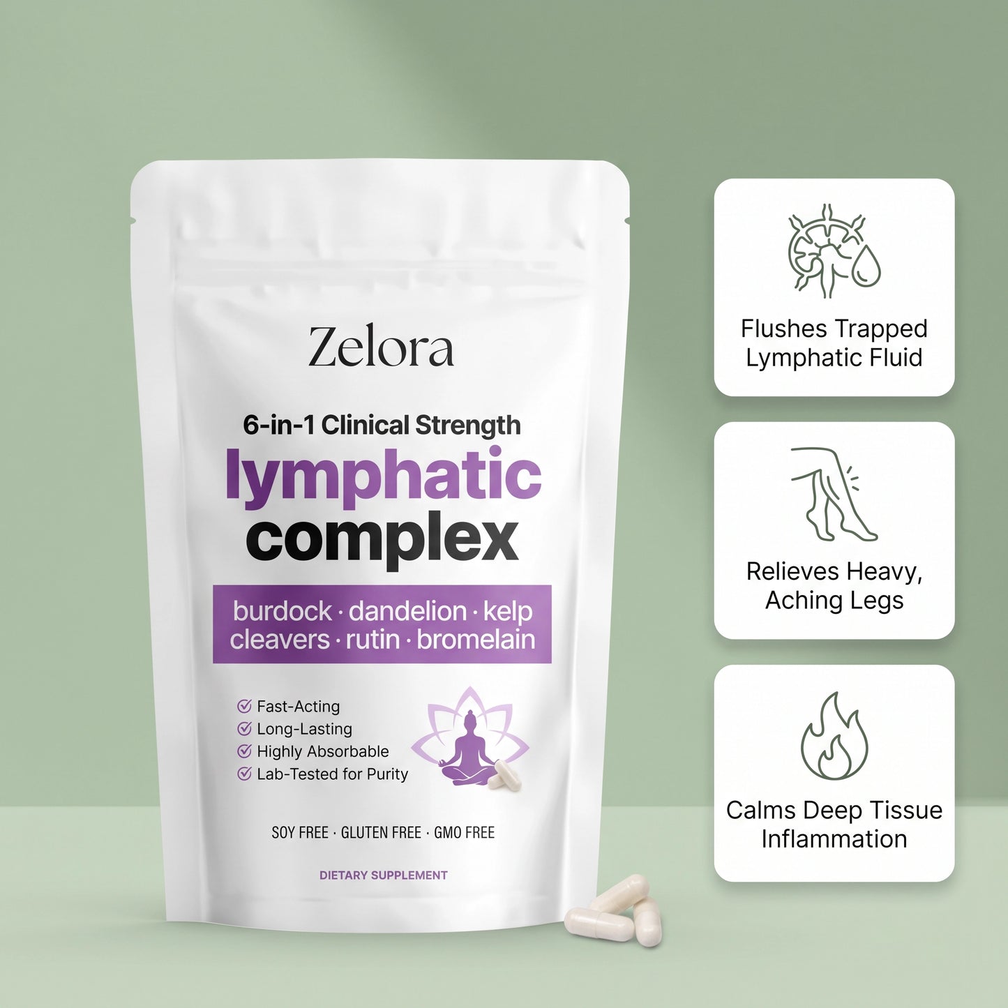 Zelora 6-in-1 Lymphatic Complex