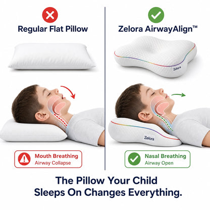 Zelora AirwayAlign™ Kids Pillow