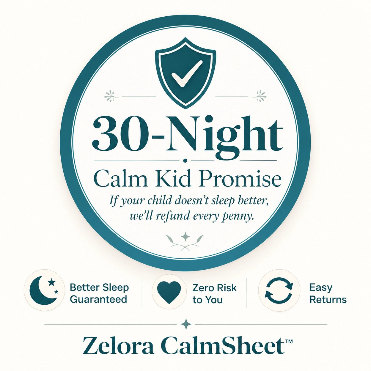Zelora CalmSheet™