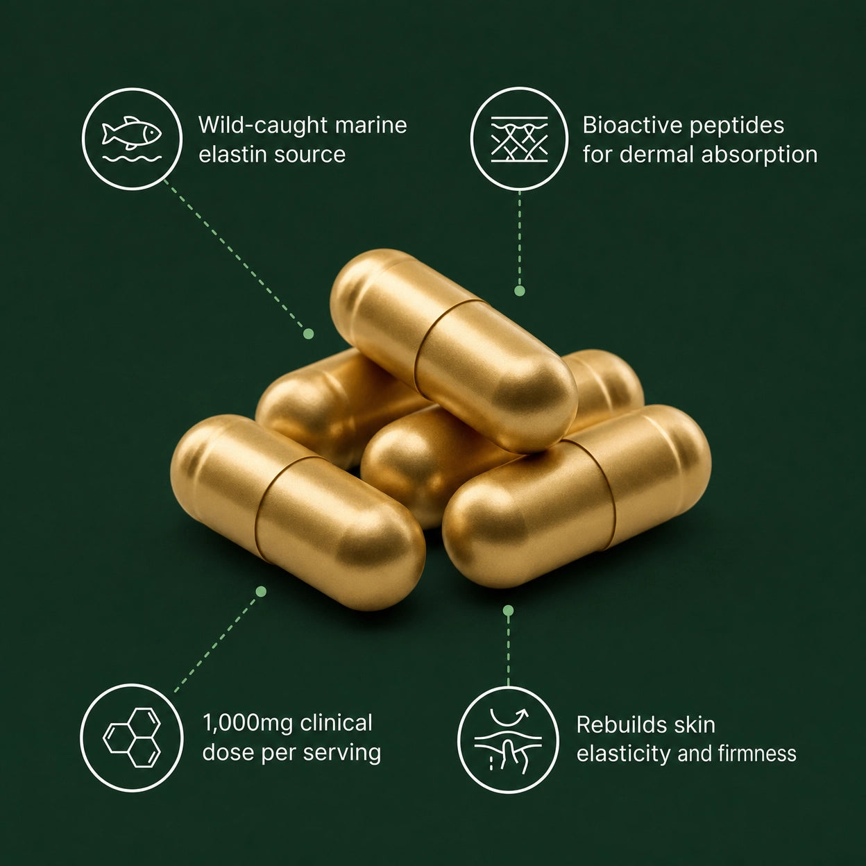 Elastin Peptide Skin Tightening Formula by Zelora