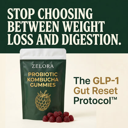Zelora Kombucha Probiotic Gummies