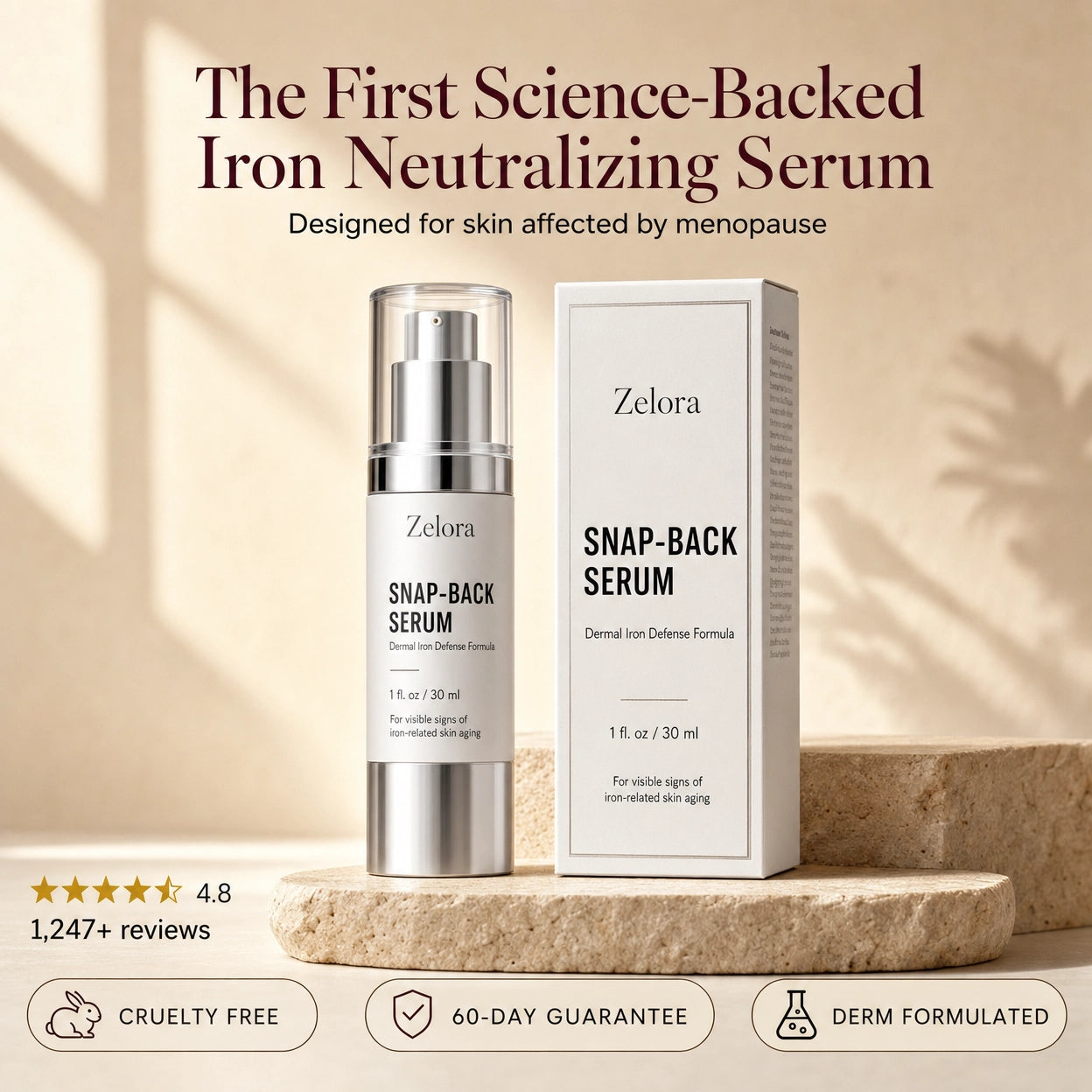 Zelora Snap-Back Serum™